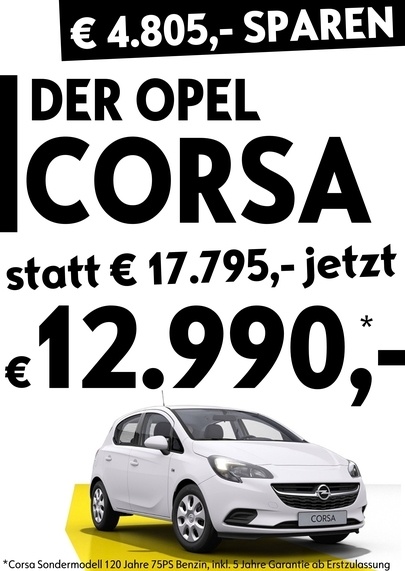 Der Opel Corsa Jetzt Gunstig Kaufen